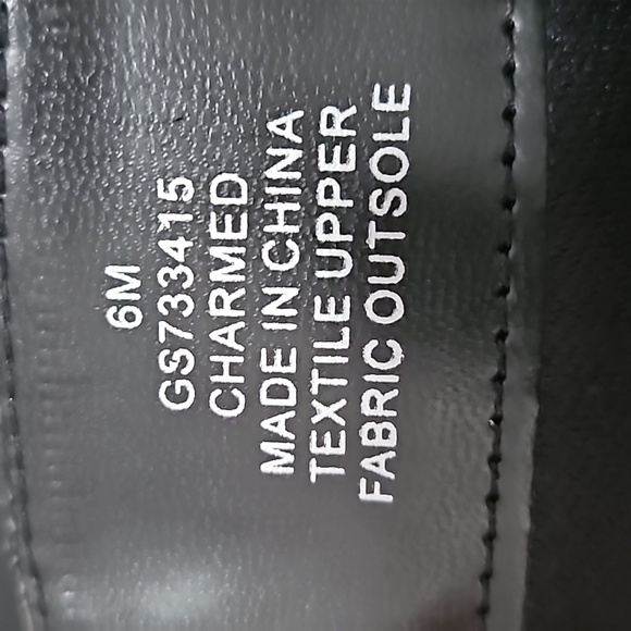 MIA CHARMED BLACK BOOTS 6M - Picture 4 of 9